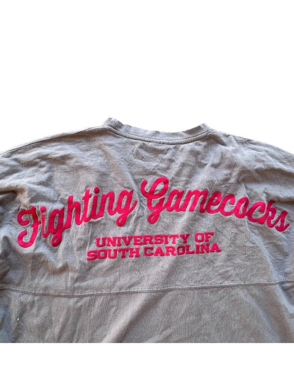South Carolina Gamecocks Shirt Womens Large Gray Long Sleeve Spirit Jersey Top